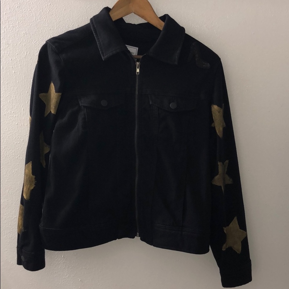 Chambrai Los Angeles Black Jean Jacket - Picture 4 of 8
